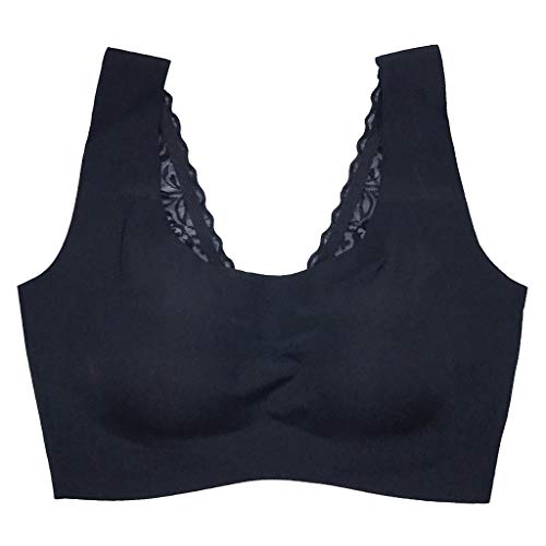 CLOOM Sujetadores Push Up Mujer Casual Sin Costura Sostén del Deporte Básico Sujetador con Acolchada Señora Ropa Interior Deportiva Mujer del Yoga Ciclismo Al Aire Libre