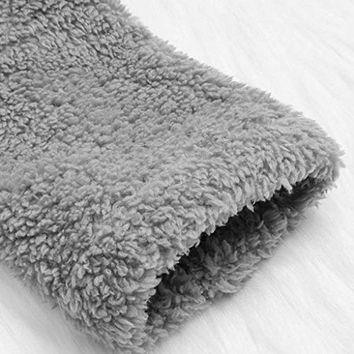 CLOOM Talla Grande Mujer Suéter con Capucha Sudadera de Felpa Decoración de Botones Jersey Abrigo Cálido y Confortable Moda Pullover con Bolsillo Grande (Gris Navidad, L)