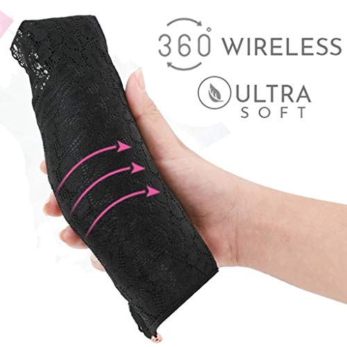 Cloud ROM Mujer Cierre Delantero Sujetador Deportivo Post Operatorio con Soporte de Espalda，Sin Costura Tela Suave Sostén Hebilla Frontal Delgado Encaje Bra，Noche Especial，Regalo de Pareja