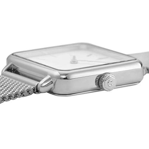 CLUSE Reloj Analógico para Mujer de Cuarzo con Correa en Acero Inoxidable CL60001