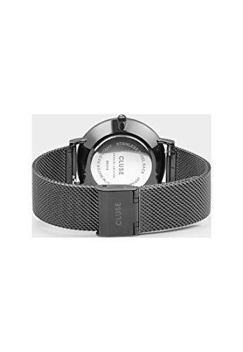 CLUSE Reloj Analógico para Mujer de Cuarzo con Correa en Acero Inoxidable CLG015