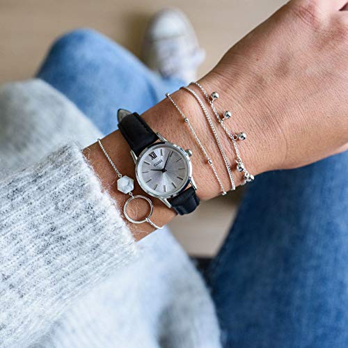 CLUSE Reloj Analógico para Mujer de Cuarzo con Correa en Cuero CL50014