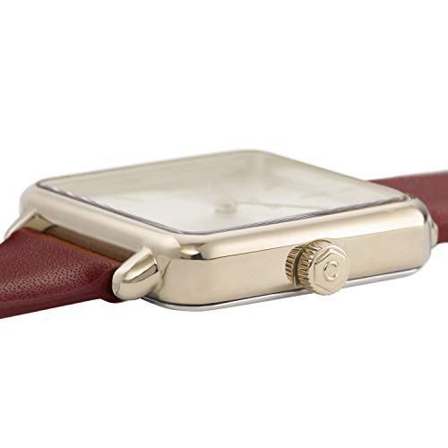 CLUSE Reloj Analógico para Mujer de Cuarzo con Correa en Cuero CL60009