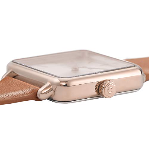 CLUSE Reloj Analógico para Mujer de Cuarzo con Correa en Cuero CL60010