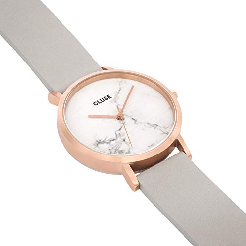 Cluse Reloj Digital de Cuarzo Unisex con Correa de Cuero – CL40005