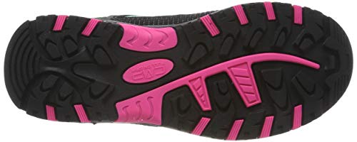 CMP Rigel, Zapatos de Low Rise Senderismo Unisex Adulto, (Graffite-Aqua Mint 37ud), 34 EU