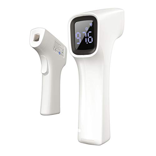 CocoBear Termómetro digital para bebés, termómetro sin contacto, termómetro infrarrojo, termómetro para la frente, termómetro para niños y adultos, medición precisa Tiempo de medición de 1 segundo