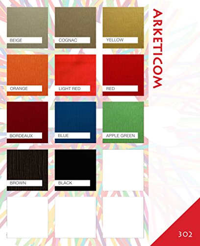 Cojin Cuadrado para sillas de Cocina (Pack de 4 Unidades) - Made In Italy + Hechos a ManoMedidas 45X45X3 Cm: Color Naranja