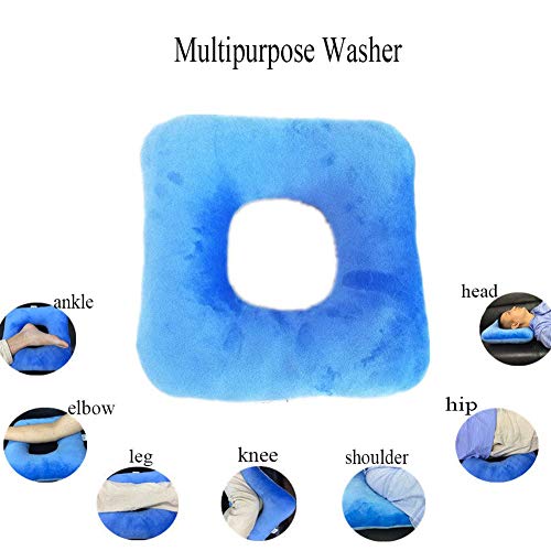 Cojín de esponja transpirable Anti Decúbito Lavadora Cojín Almohadilla para aliviar la ciática Dolor en la zona de la cola