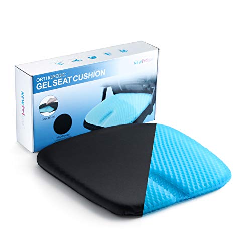Cojín de gel de gran tamaño, descompresión súper transpirable y helada, práctico cojín multifuncional para el trabajo y el hogar