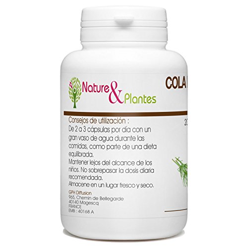 Cola de caballo Orgánico - Equisetum arvense - 190mg - 200 cápsulas vegetales