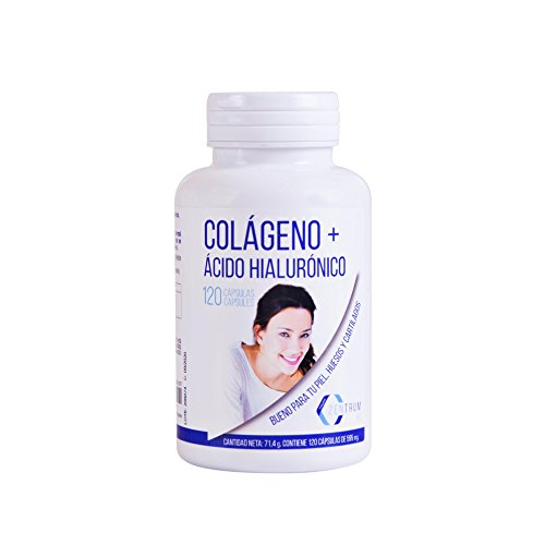 Colágeno con ácido hialurónico para ayudar a la salud de piel y articulaciones – Colágeno hidrolizado con vitamina C y zinc para mejorar tus defensas y el mantenimiento de los huesos – 120 cápsulas