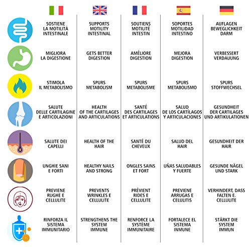 COLÁGENO MARINO con ÁCIDO HIALURÓNICO Biotina Zinc Hierro Vitamina C Huesos Articulaciones