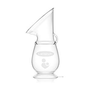 Colector de leche materna de Lansinoh. Recoge la última gota de leche materna cuando se está amamantando del otro pecho. 1 unidad con cinta y tapa.