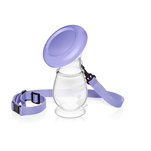 Colector de leche materna de Lansinoh. Recoge la última gota de leche materna cuando se está amamantando del otro pecho. 1 unidad con cinta y tapa.