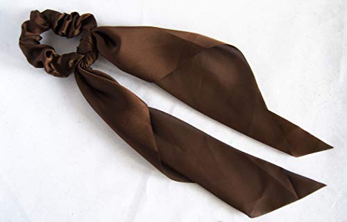 Coletero con pañuelo de raso en colores surtidos. Envío GRATIS 72h (Marrón)