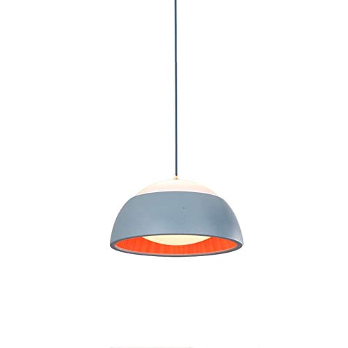 Colgante de techo Lámpara de sombra Lámpara de acrílico Sola cabeza Macaron simple Lámpara Led (Tamaño: 48.5cmx25cm)