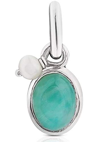 Colgante TOUS Tiny de plata de primera ley con cuarzo con dumortierita y rubí, 0,9 cm