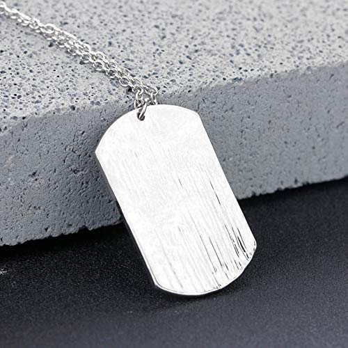 Collar con colgante de joyería para perro, collar con texto en inglés "Man Always Remember You Are Stronger Loved Than You Loom Know Cheer Friends Up Excitación Collar Mujer