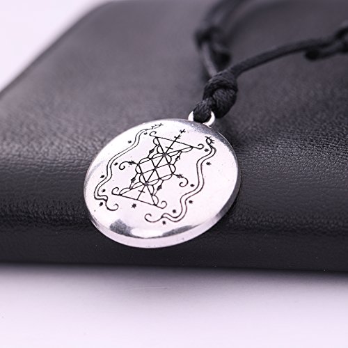 Collar con colgante de perro de Wicca Papa Damballah Voodoo Loa Veve Love