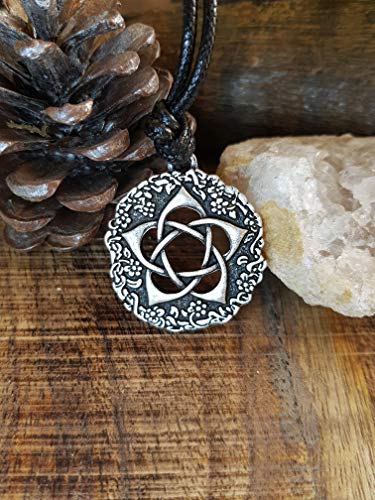 Collar con flor de loto y mandala – Símbolo de geometría sagrada – Joya del OM budista zen yoga – Regalo original unisex para mujer y hombre