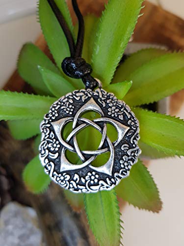 Collar con flor de loto y mandala – Símbolo de geometría sagrada – Joya del OM budista zen yoga – Regalo original unisex para mujer y hombre