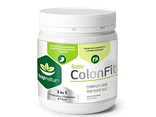 COLONFIT - Alivio de Gases e Hinchazón con Probióticos, Prebioticos y Fibra. Desintoxicación de Sistema Digestivo, Limpieza del Colon y un Estómago Contento!