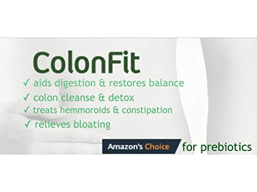 COLONFIT PLUS para Alivió de Gases Intestinales y Hinchazón con Enzymas Digestivas, Probióticos, Prebióticos y Fibra | Ayuda Hemorroides, Estreñimiento y Limpieza de Intestino