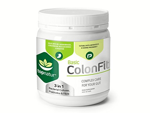COLONFIT Polvo 180g - Alivio de Gases e Hinchazón con Probióticos, Prebioticos y Fibra. Desintoxicación de Sistema Digestivo, Limpieza del Colon y un Estómago Contento!