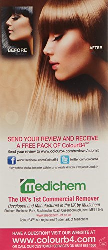 Color Color del pelo B4 Remover - la fuerza regular para la luz para los tonos medios