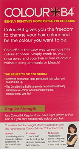 Color Color del pelo B4 Remover - la fuerza regular para la luz para los tonos medios