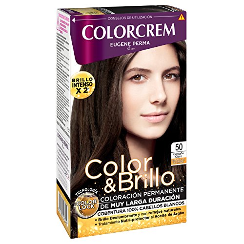 Colorcrem Color & Brillo Tinte Capilar Naturales Intensos Color Castaño Claro