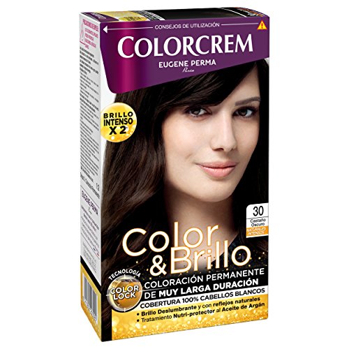 Colorcrem Color & Brillo Tinte Capilar Naturales Intensos Color Castaño Oscuro