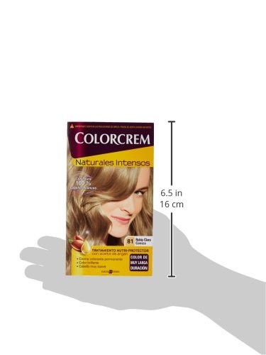 Colorcrem Color & Brillo Tinte Capilar Naturales Intensos Color Rubio Claro Ceniza