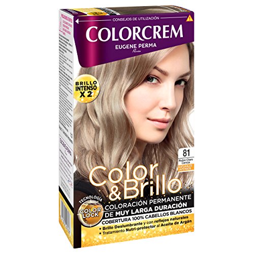 Colorcrem Color & Brillo Tinte Capilar Naturales Intensos Color Rubio Claro Ceniza