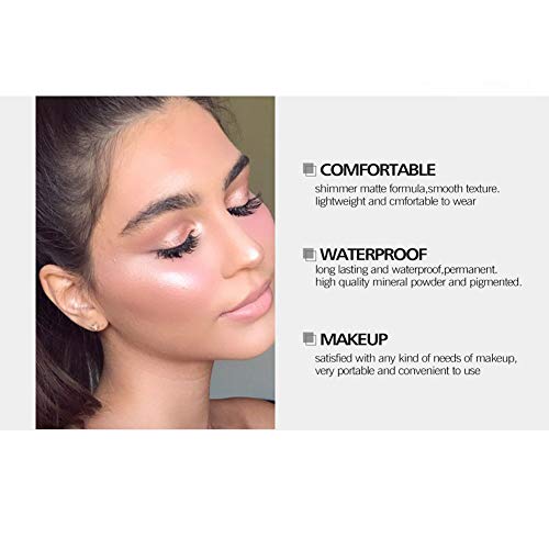 Colorete Master Heat Polvo para mejillas duradero suave del final del color Blush Colorete en polvo compacto 1PC Colorete Master Heat Polvo para mejillas (Orgasm)