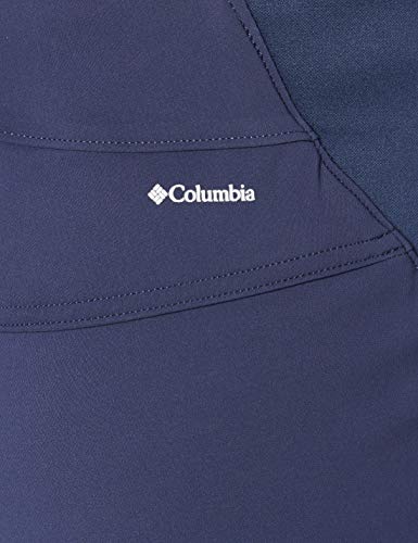 Columbia Back Beauty Passo Alto Pantalones térmicos de Senderismo para Mujer, Azul (Nocturnal), 8/R