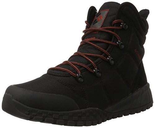 Columbia Fairbanks Omni-Heat Bota de invierno para hombre , Negro(Black, Rusty), 42 EU