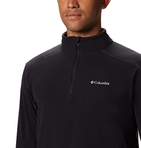 Columbia Klamath Range II Forro de Media Cremallera, Hombre, Negro, M