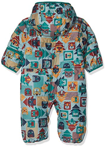 Columbia Snuggly Bunny Mono de esquí Infantil, Bebé-Niños, Azul (Pine Green Critter Block 462), 12-18m
