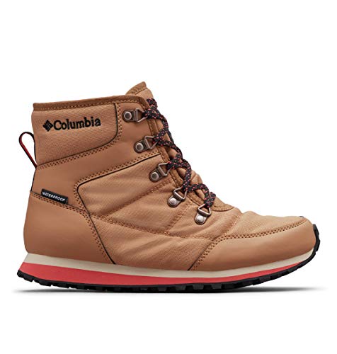 Columbia WHEATLEIGH, Botas de Nieve de caña Baja para Mujer, Beige (Elk, Daredevil), 36 EU