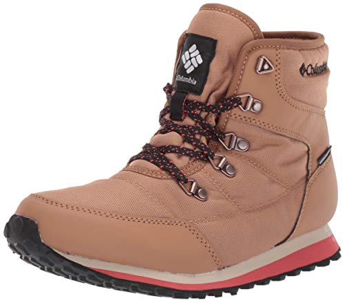 Columbia WHEATLEIGH, Botas de Nieve de caña Baja para Mujer, Beige (Elk, Daredevil), 36 EU