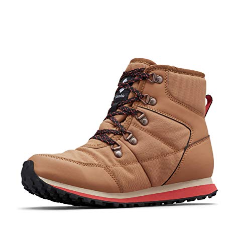 Columbia WHEATLEIGH, Botas de Nieve de caña Baja para Mujer, Beige (Elk, Daredevil), 36 EU