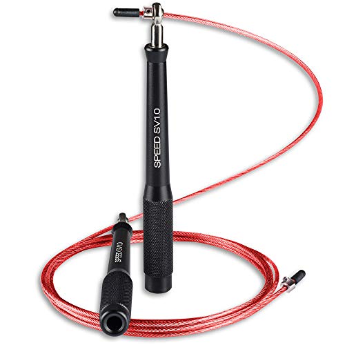 Comba de alta Velocidad Aluminio Sportvitae Speed SV1.0 CrossFit Boxeo Double Unders Ajustable