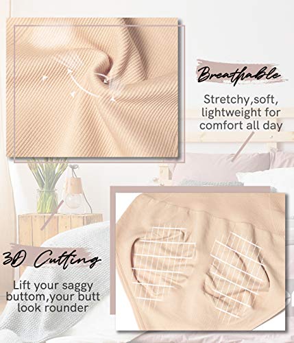 COMFREE Bodies Moldeadores para Mujer Adelgazante Faja Reductora Ligero Control de Barriga sin Mangas Body Shaper Talla Grande XL Beige