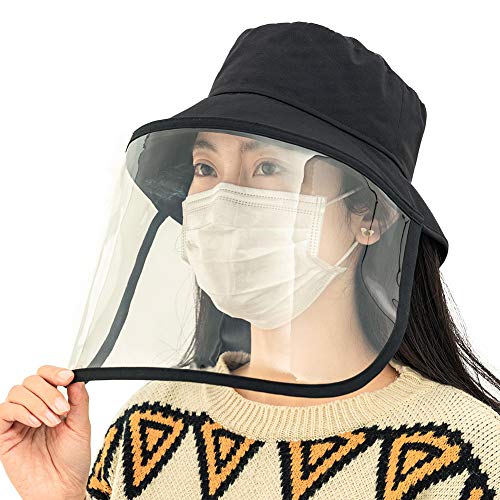 Comhats - Sombrero plegable para mujer, color negro