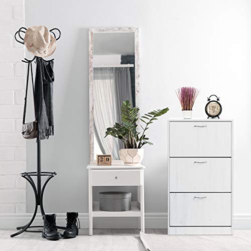 COMIFORT Mueble Zapatero de 3 Puertas - Organizador de Zapatos Moderno, Estilo Escandinavo, Gran Almacenaje, Muy Resistente, Fabricado en Europa, Color Nordic