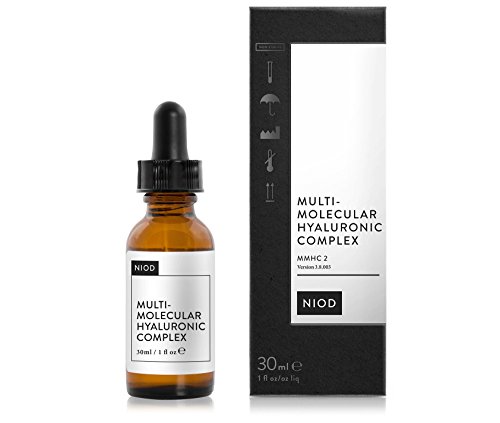 Complejo multimolecular hialurónico (30 ml), de Niod, combina doce formas de compuestos hialurónico para mullir e hidratar la piel