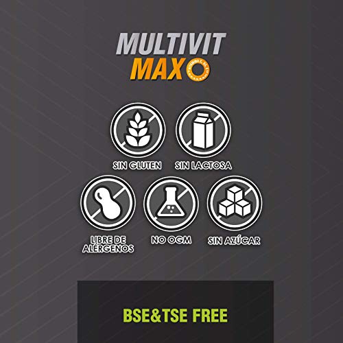 Complejo multivitamínico potente a base de vitaminas y minerales | Vitaminas A, B, B6, B12, B9, C, D, E y minerales | Energía y vitalidad | Protege el sistema inmunitario | 30 cápsulas