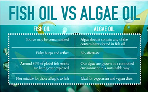 Complemento de Omega 3 vegano de 500mg de Rite-Flex. Aceite de algas marinas. 225mg de EPA/DHA. 30 Licaps® veganos. Alternativa sostenible al aceite de pescad. Fabricado en Francia